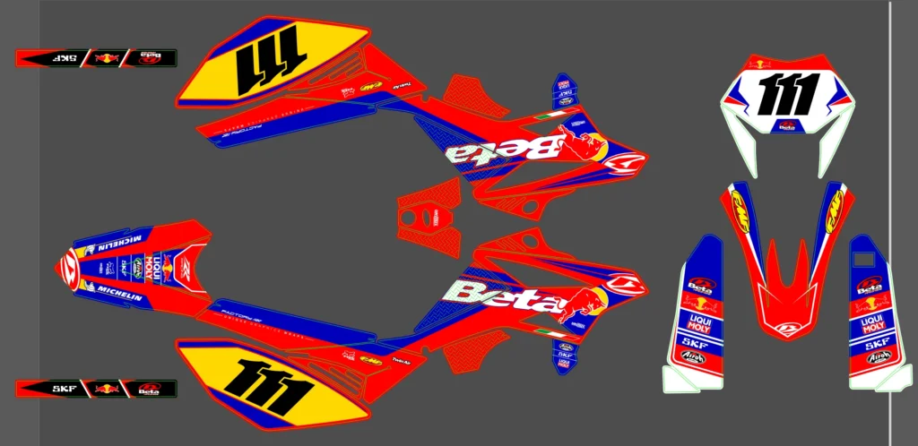 Okleina motocyklowa BETA - BETA-109