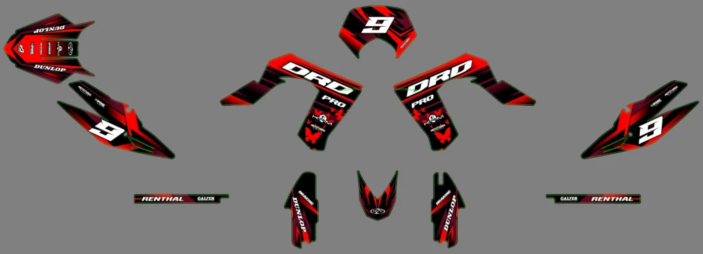 Okleina motocyklowa DERBI - DERBI-84