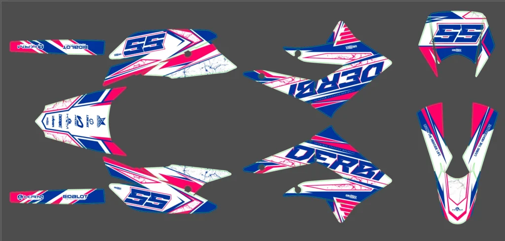 Okleina motocyklowa DERBI - DERBI-87