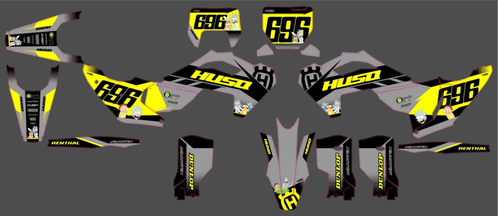 Okleina motocyklowa HUSQVARNA - HUSQ-360
