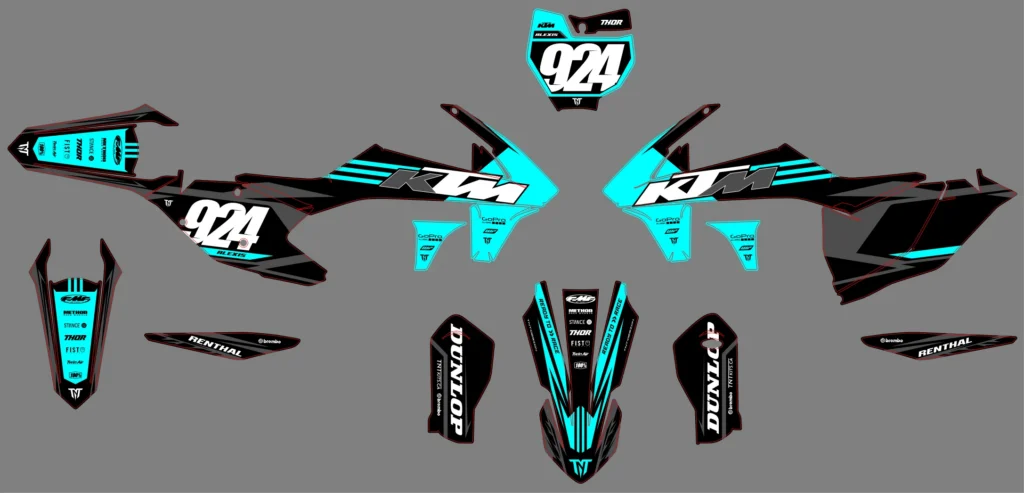 Okleina motocyklowa KTM - KTM-625