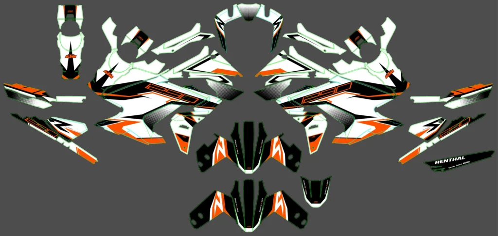 Okleina motocyklowa KTM - KTM-1002