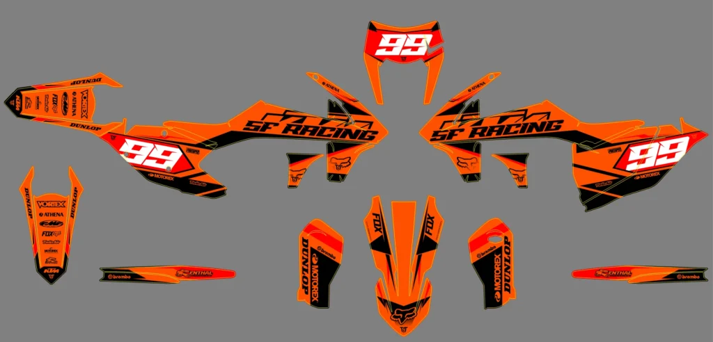 Okleina motocyklowa KTM - KTM-710