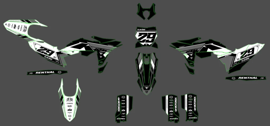 Okleina motocyklowa KTM - KTM-617