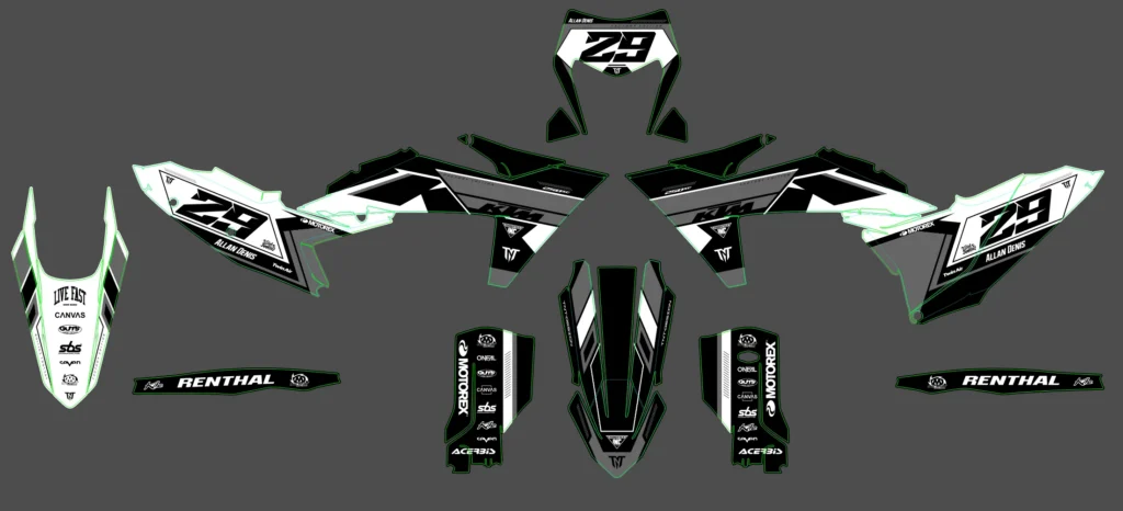 Okleina motocyklowa KTM - KTM-671