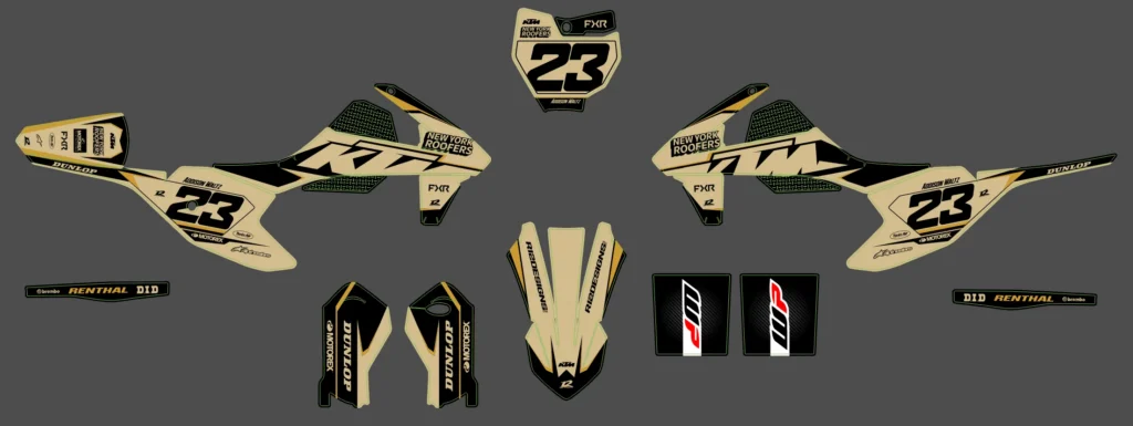 Okleina motocyklowa KTM - KTM-669