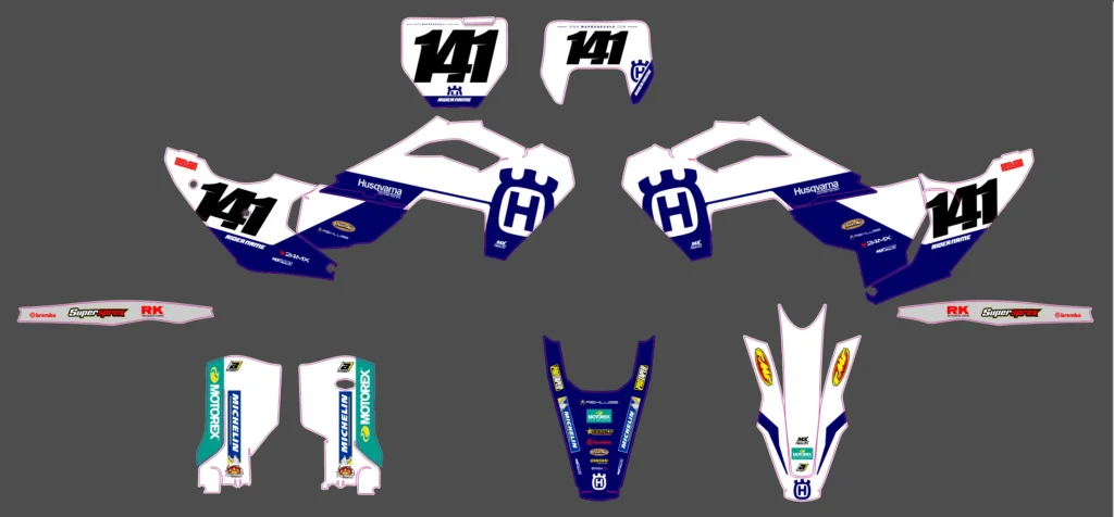 Okleina motocyklowa HUSQVARNA - HUSQ-362