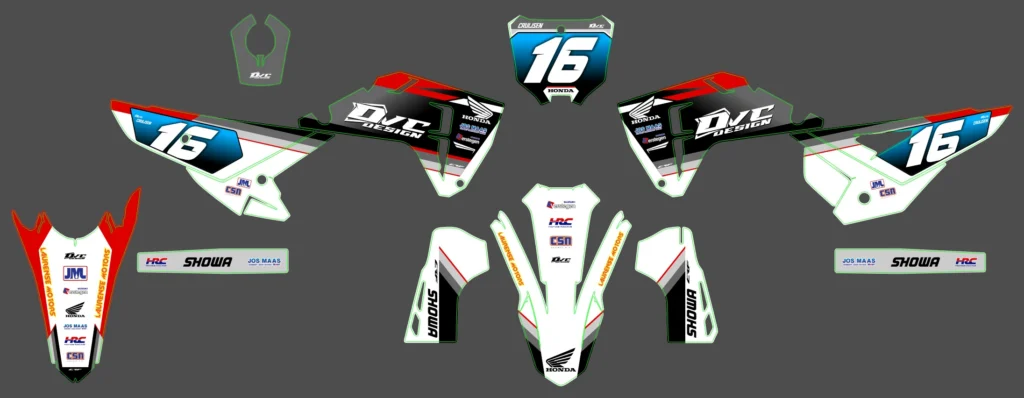 Okleina motocyklowa HONDA - HON-353