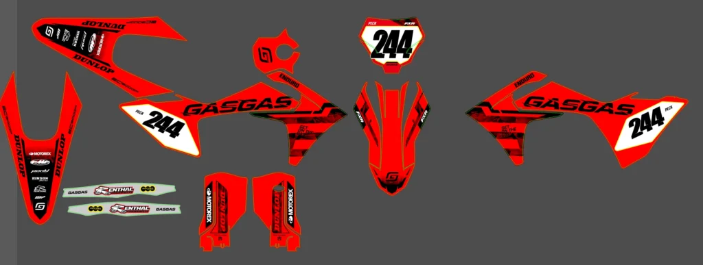 Okleina motocyklowa GAS GAS - GAS-165