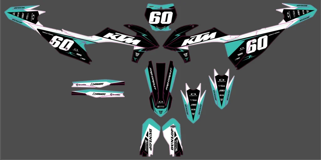 Okleina motocyklowa KTM - KTM-832