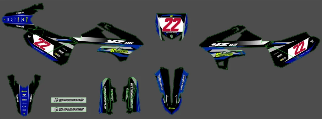Okleina motocyklowa YAMAHA - YAM-539