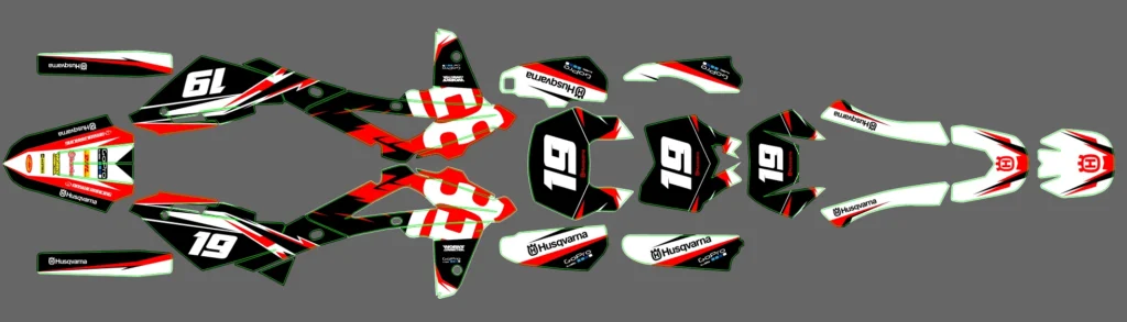 Okleina motocyklowa HUSQVARNA - HUSQ-364