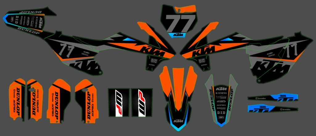 Okleina motocyklowa KTM - KTM-845
