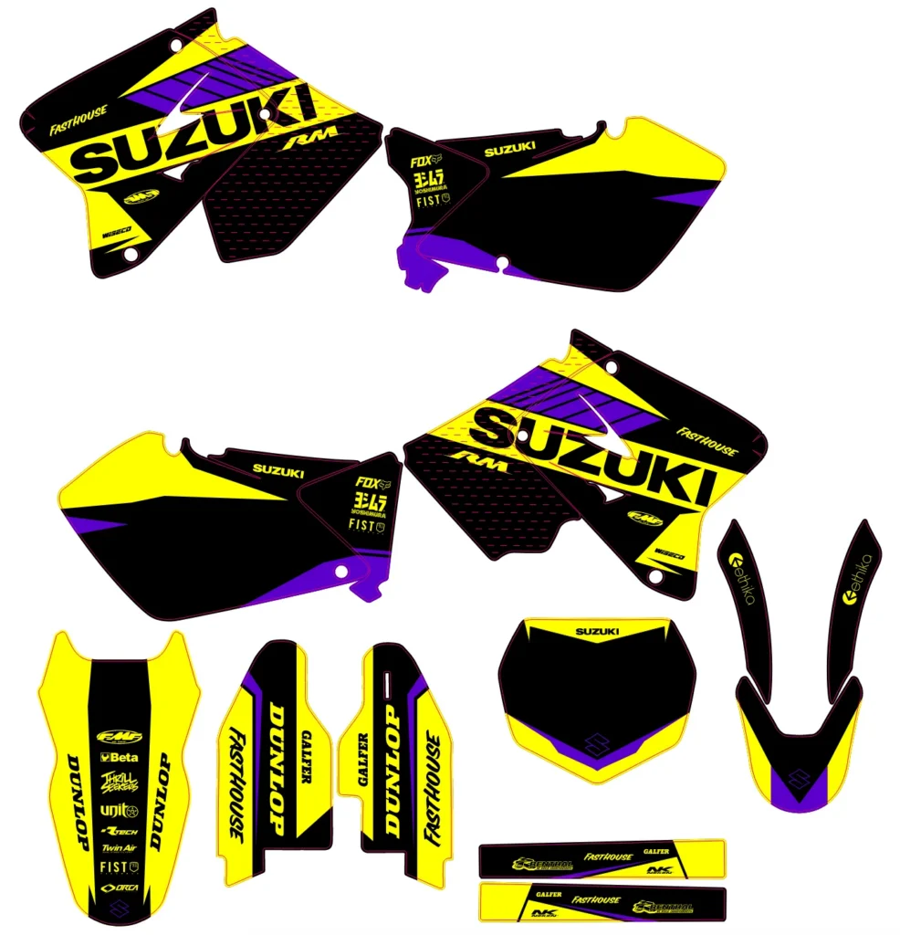 Okleina motocyklowa SUZUKI - SUZ-133