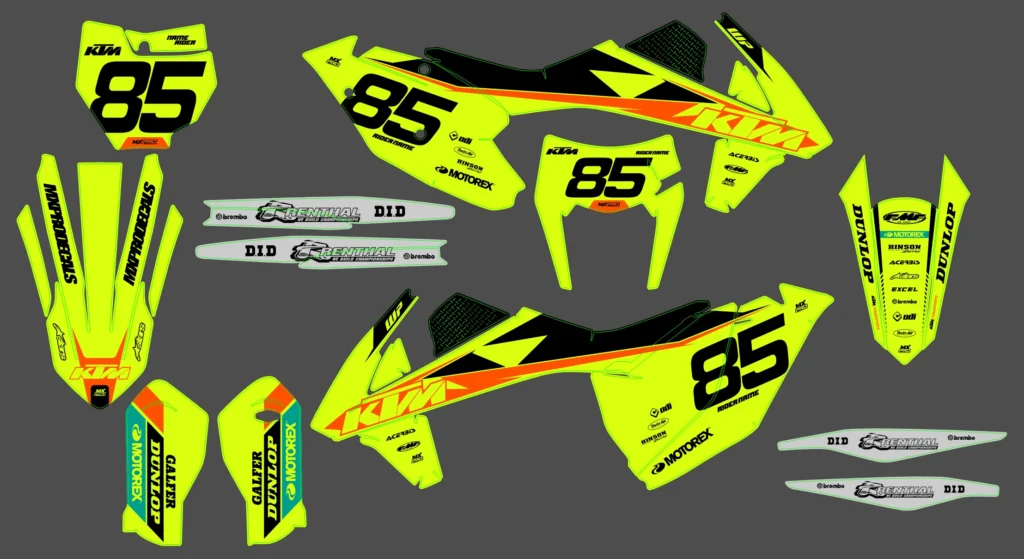 Okleina motocyklowa KTM - KTM-1051