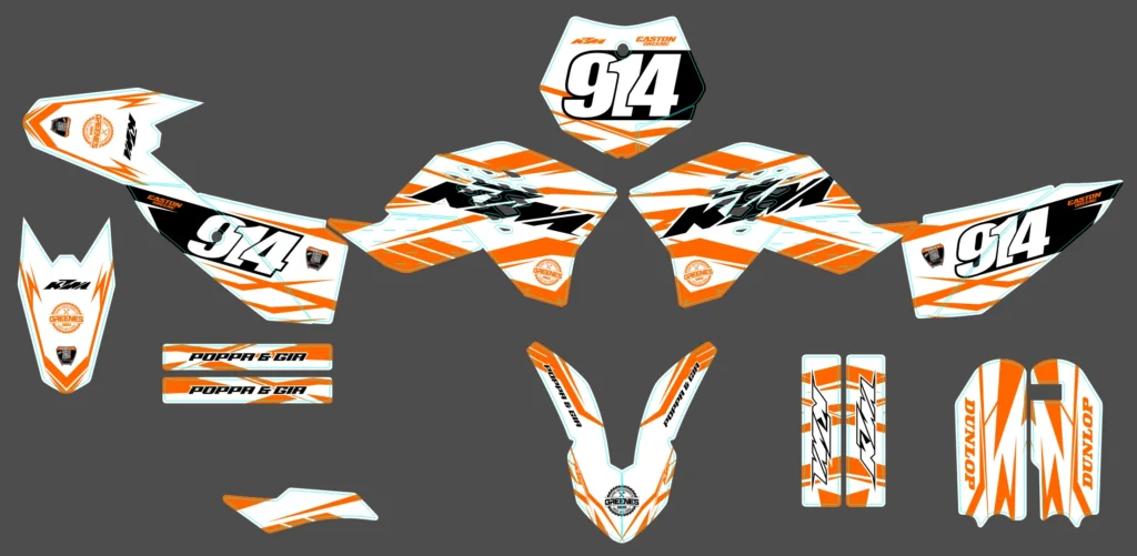 Okleina motocyklowa KTM - KTM-819