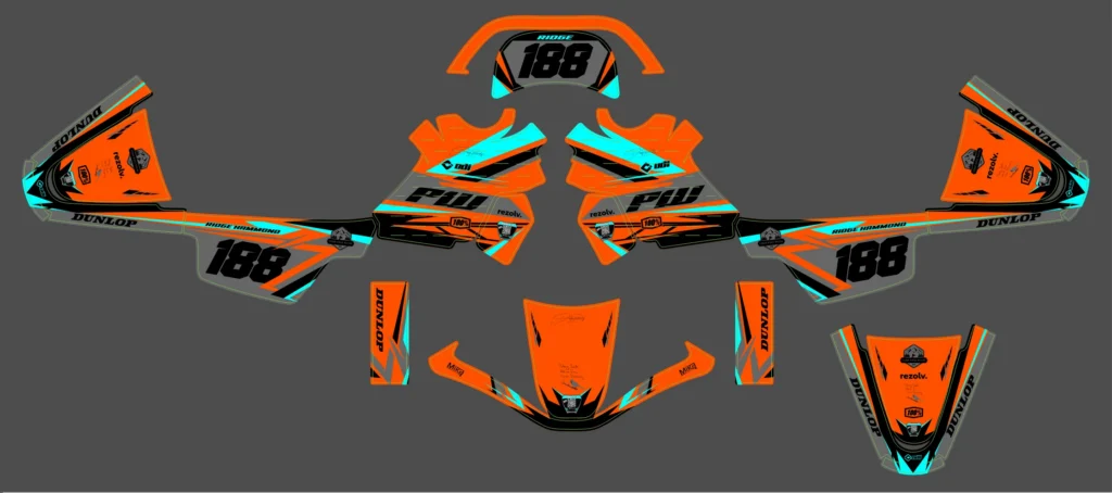 Okleina motocyklowa YAMAHA - YAM-542