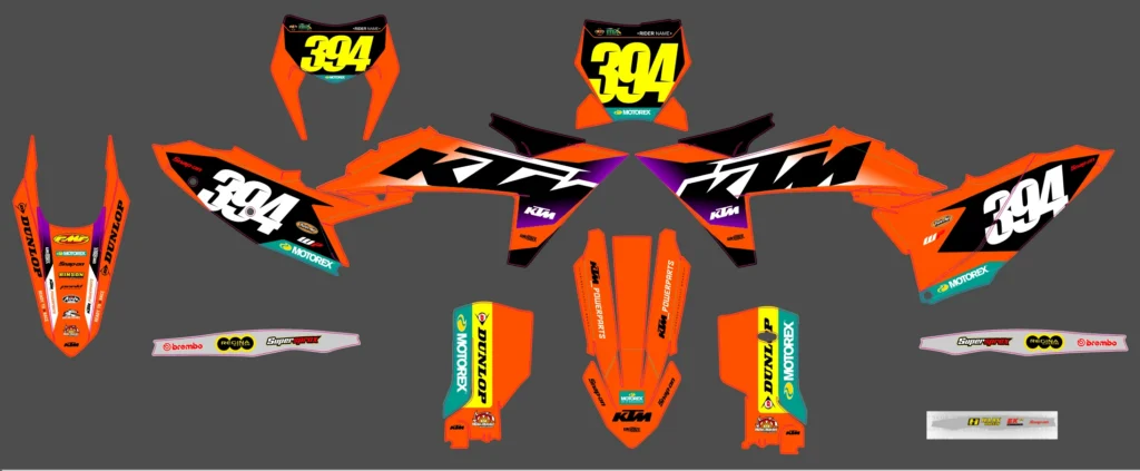 Okleina motocyklowa KTM - KTM-868