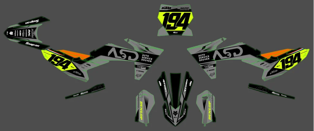 Okleina motocyklowa KTM - KTM-610