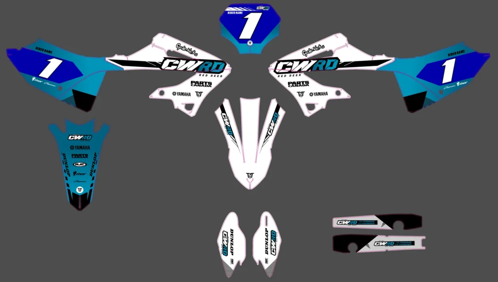Okleina motocyklowa YAMAHA - YAM-547