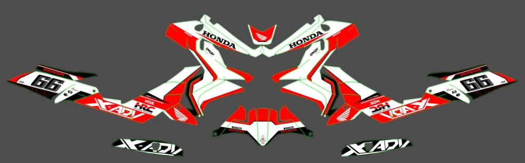 Okleina motocyklowa HONDA - HON-358