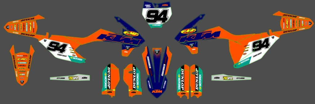 Okleina motocyklowa KTM - KTM-697