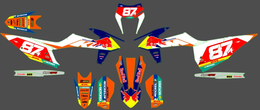 Okleina motocyklowa KTM - KTM-740