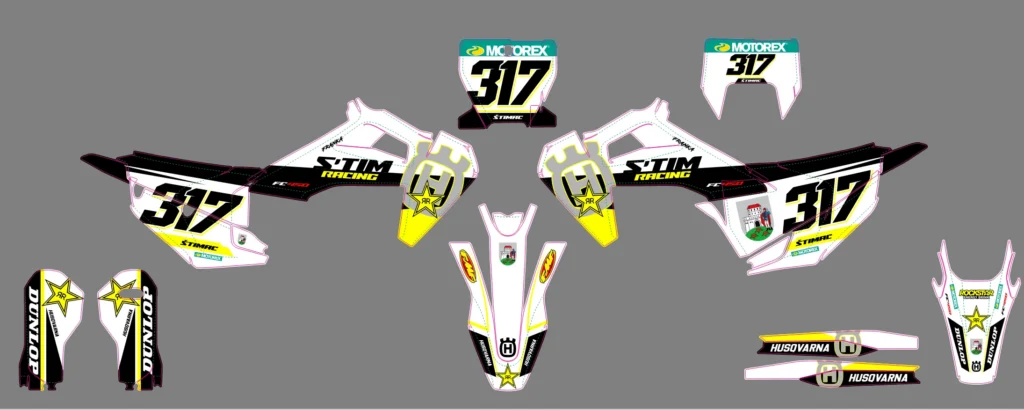 Okleina motocyklowa HUSQVARNA - HUSQ-367