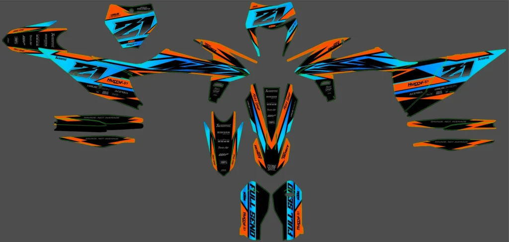 Okleina motocyklowa KTM - KTM-811