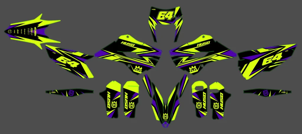 Okleina motocyklowa HUSQVARNA - HUSQ-368