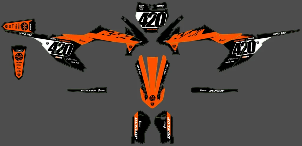 Okleina motocyklowa KTM - KTM-569