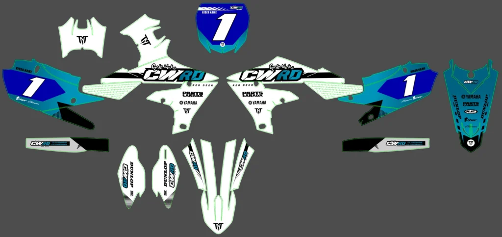Okleina motocyklowa YAMAHA - YAM-553