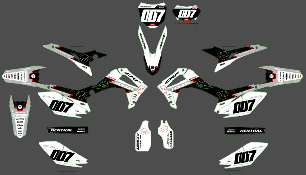 Okleina motocyklowa HONDA - HON-362