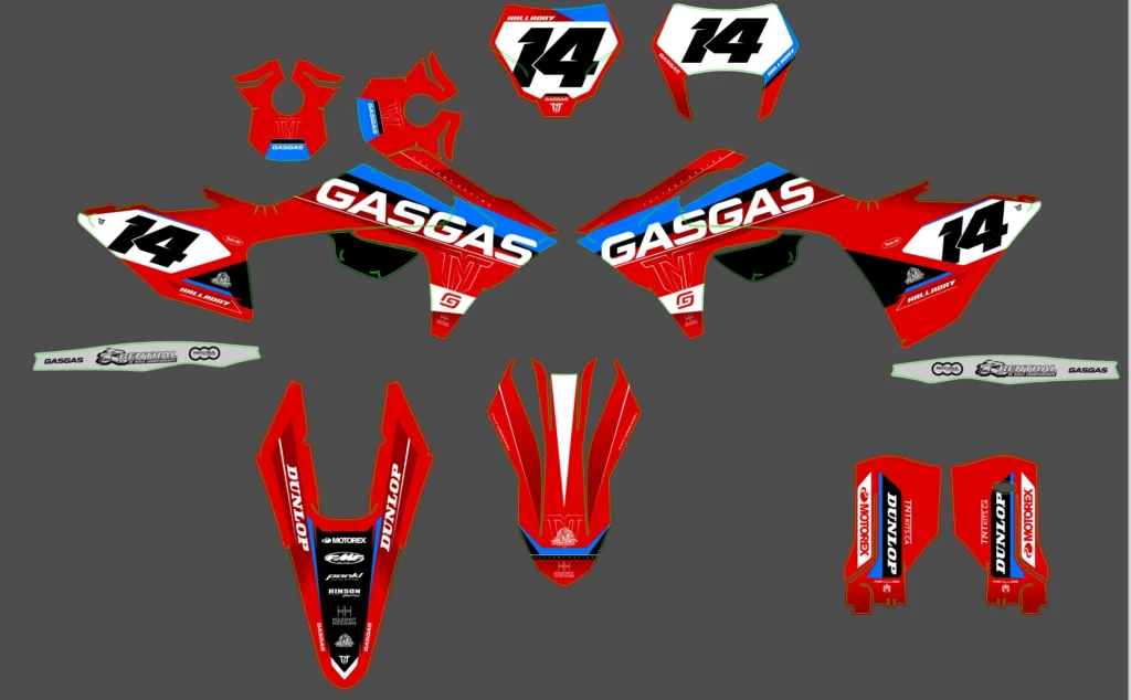 Okleina motocyklowa GAS GAS - GAS-169