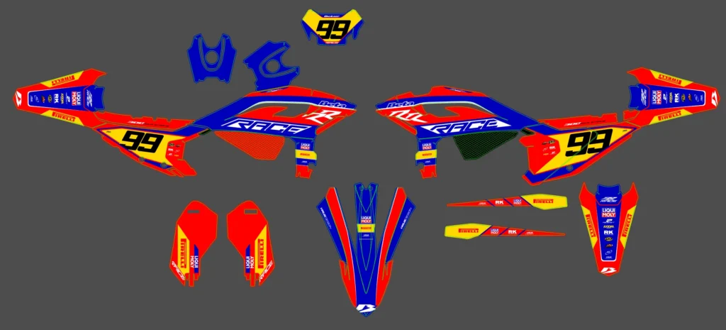 Okleina motocyklowa BETA - BETA-114
