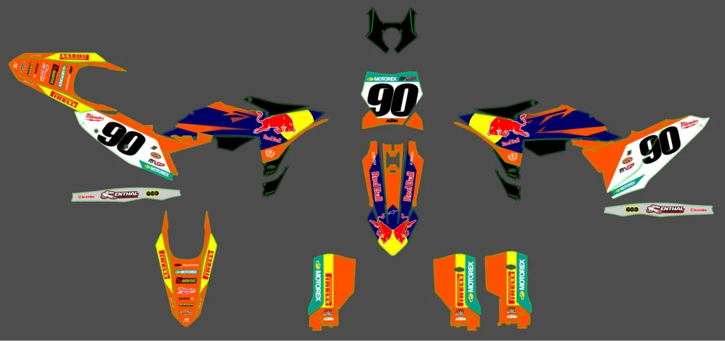 Okleina motocyklowa KTM - KTM-739