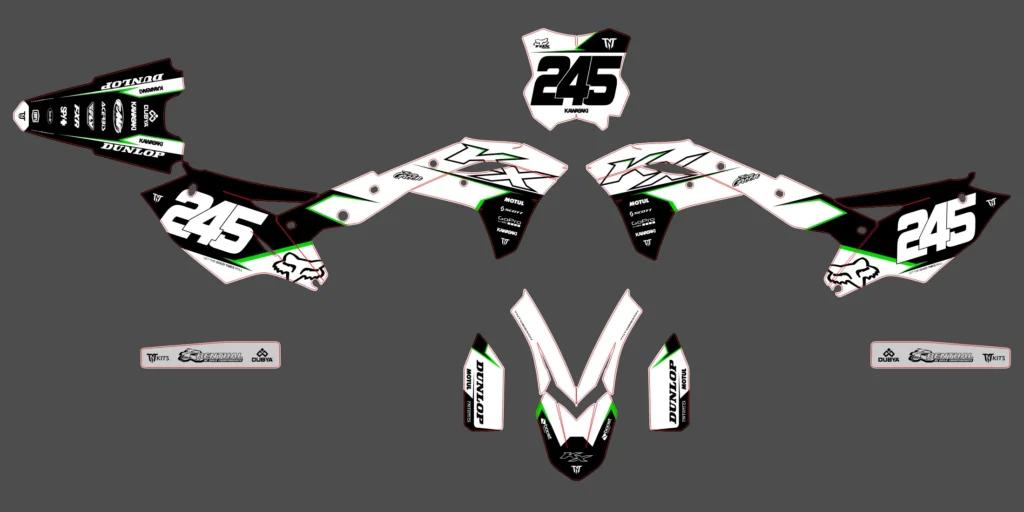Okleina motocyklowa KAWASAKI - KAW-237