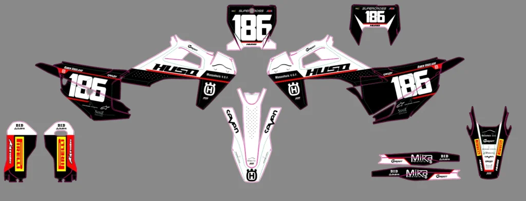 Okleina motocyklowa HUSQVARNA - HUSQ-372