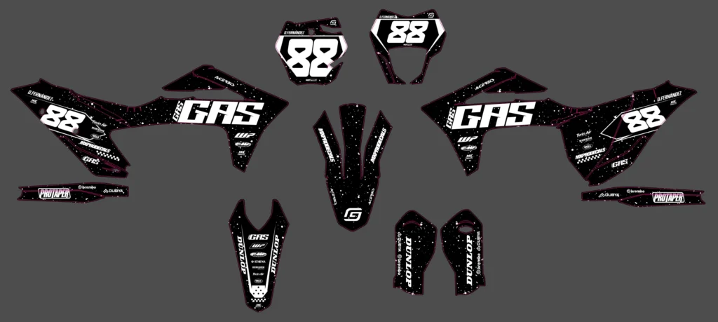 Okleina motocyklowa GAS GAS - GAS-170