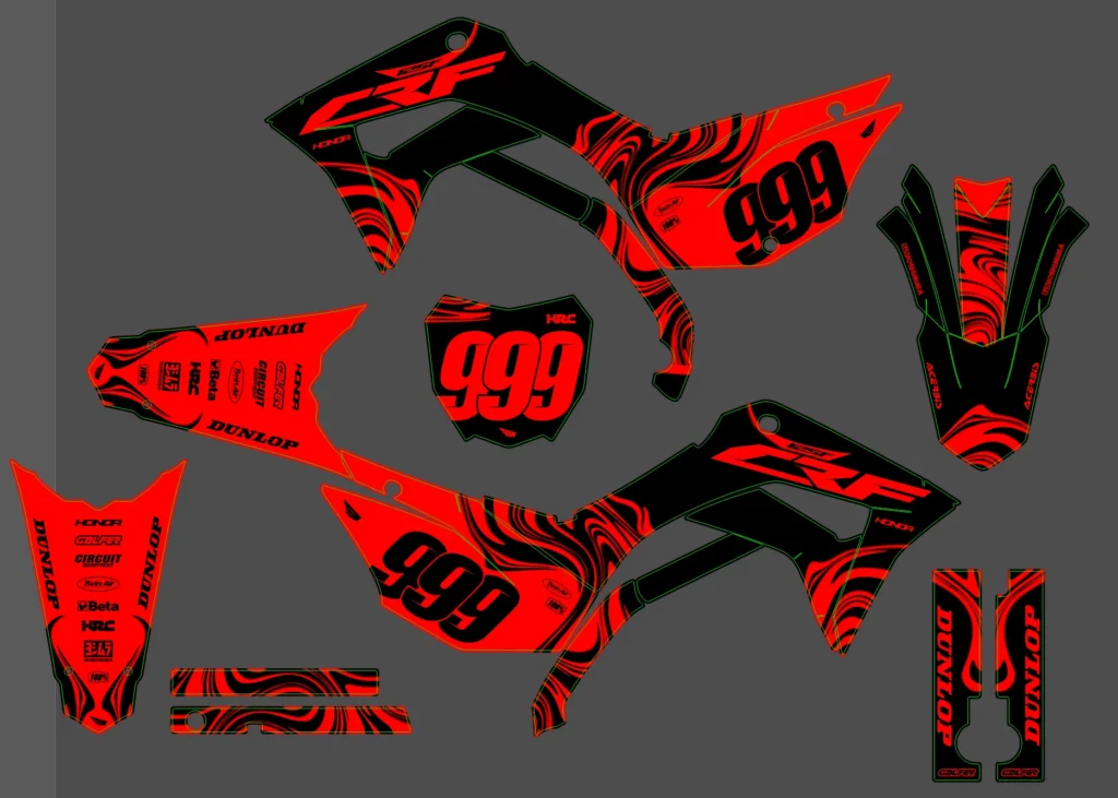 Okleina motocyklowa HONDA - HON-365