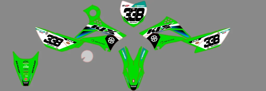 Okleina motocyklowa KAWASAKI - KAW-239