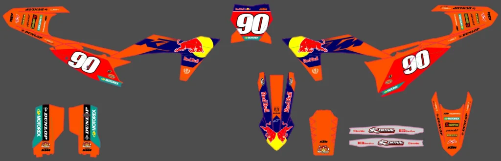 Okleina motocyklowa KTM - KTM-681