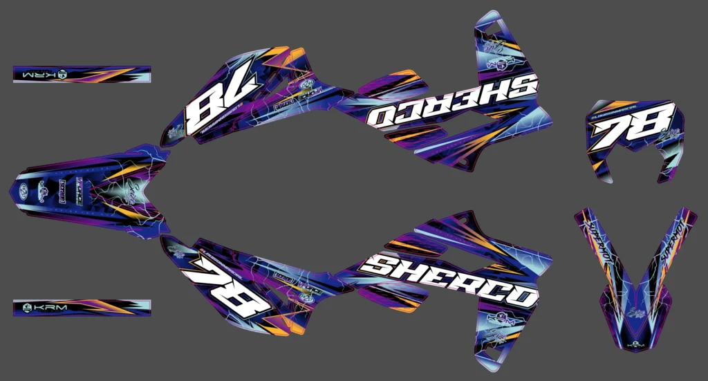 Okleina motocyklowa SHERCO - SHERCO-48
