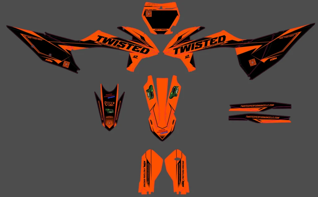 Okleina motocyklowa KTM - KTM-932