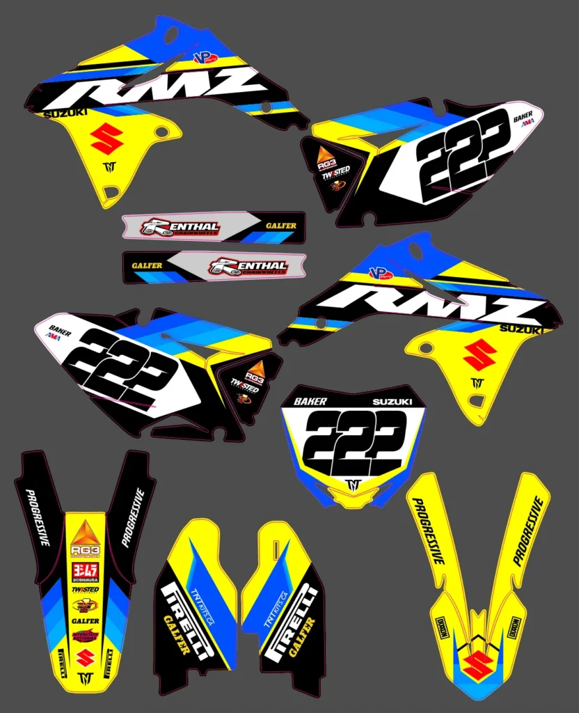 Okleina motocyklowa SUZUKI - SUZ-140