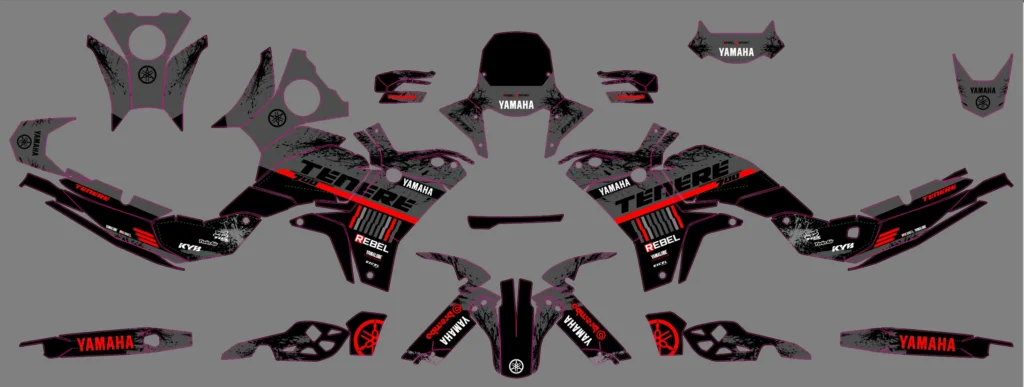 Okleina motocyklowa YAMAHA - YAM-564