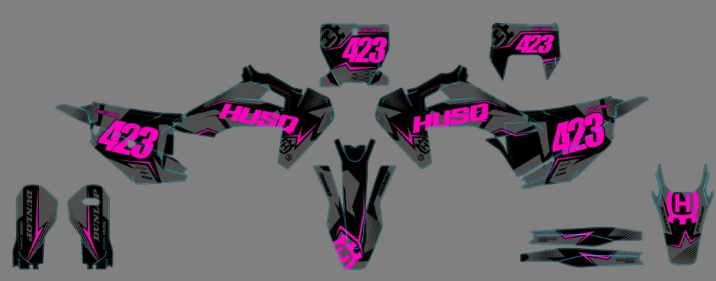 Okleina motocyklowa HUSQVARNA - HUSQ-379
