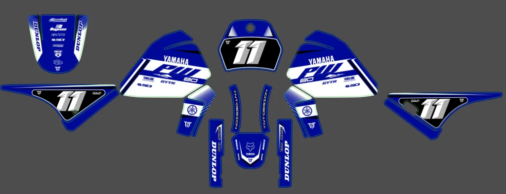 Okleina motocyklowa YAMAHA - YAM-566
