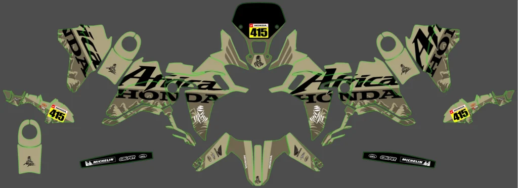 Okleina motocyklowa HONDA - HON-371