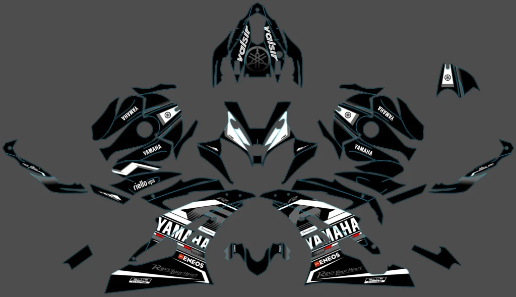 Okleina motocyklowa YAMAHA - YAM-569